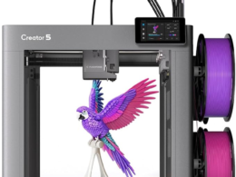 FLASHFORGE Creator 5 4-Toolhead Changer 3D Printer, Multi-Color & Multi-Material Printing